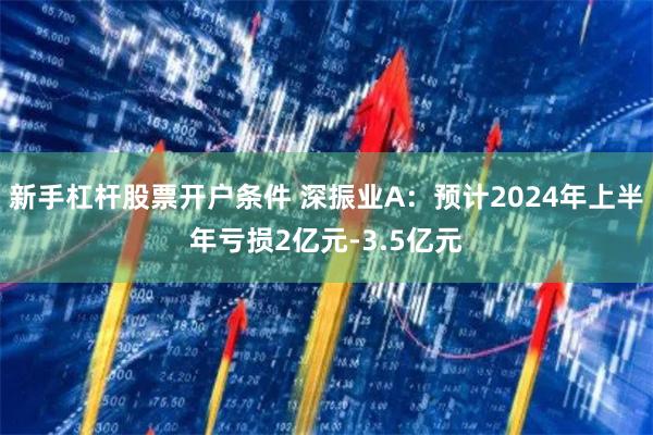 新手杠杆股票开户条件 深振业A：预计2024年上半年亏损2亿元-3.5亿元