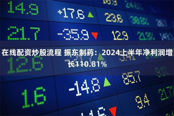 在线配资炒股流程 振东制药：2024上半年净利润增长110.81%