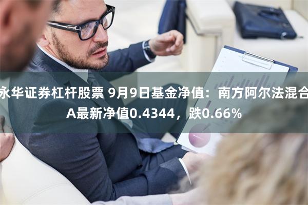 永华证券杠杆股票 9月9日基金净值：南方阿尔法混合A最新净值0.4344，跌0.66%